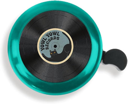 WIRESTER Green Aluminum Round Bike Bell, Classic Ring Bicycle Bell, Bike Accessories Bell Ring for Adults Kids Girls Boys