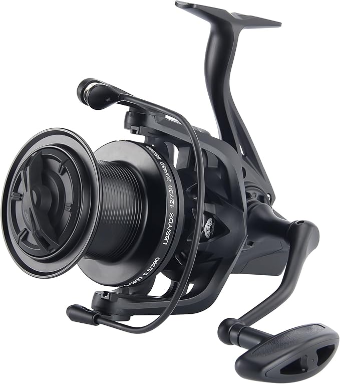 HAUT TON Spinning Reel 8000/9000/10000/12000/14000,6+1BB Metal Surf Fishing Reels,4.8:1 Gear Ratio 55lbs Drag Heavy Long Casting Inshore Saltwater Monster Fish