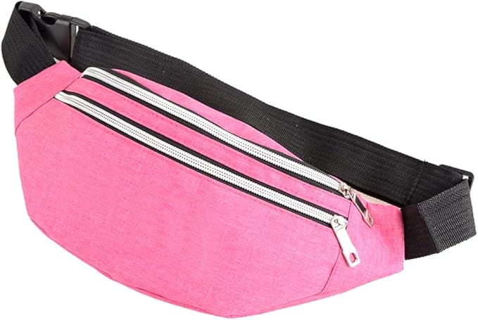 DAITET Crossbody Fanny Pack for Men&Women,Large Waist Bag & Hip Bum Bag with Adjustable Strap for Outdoors Workout Traveling Casual Running Hiking Cycling