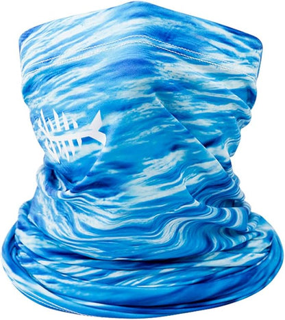 BASSDASH UPF 50+ UV Sun Protection Neck Gaiter Fishing Mask Hunting Kayaking Hiking Cycling Ski Sports