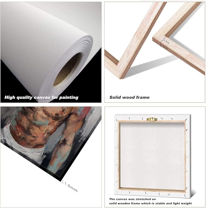 Footprints In The Sand Wall Art Religious Poem Poster Canvas Painting Picture Printing Living Room Bedroom Decoration Framed (24x36inch-Framed)