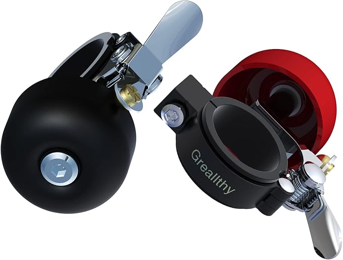 Greallthy Bike Bell Classic Brass Bicycle Bell,Bike Bells for Adults Kids, Loud Retro Bell for Road & Mountain Bikes, Universal Handlebar Fit.