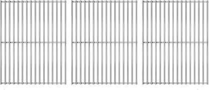 Grill Grate Replacement Parts for Weber Genesis II E-410, E-435, S-435, SE-410, 66089 66097, Kitchen-aid 720-0856V 740-0781, Weber Genesis II LX 400 SER GBS S-435, Stainless Steel