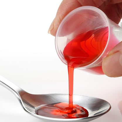 Coopay 50 Pack 60ml/2oz Plastic Graduated Cups Transparent Scale Clear Epoxy Mixing Cup with 100 Pack Wooden Stirring Sticks for Resin, Epoxy, Stain, Mixing Paint