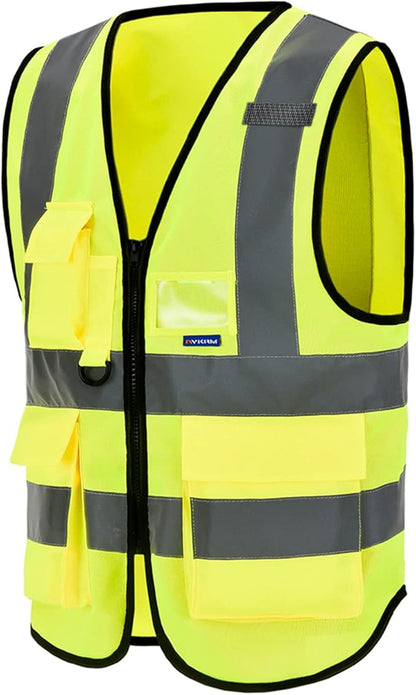 A-SAFETY High Visibility Reflective Safety Vest Customize Logo (XS-8XL)