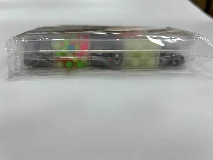 THKFISH Texas and Carolina Fishing Rig Bass Fishing Bullet-Weights for Fishing Sinkers Hooks Rolling Barrel Fishing Swivels Beads Rings Fishing Tackle Kit 35pcs/339pcs/389pcs