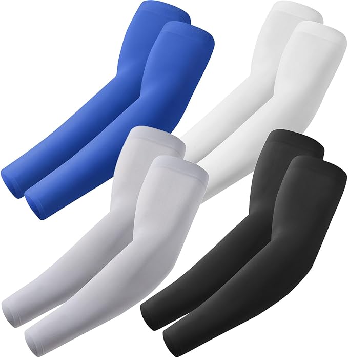 Arm Sleeves, Cooling UV Sun Protection Sports Compression for Men/Women