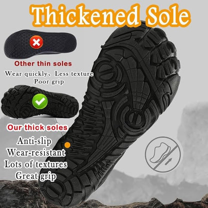 Barefoot Shoes Men Women Minimalist Shoes Zero Drop Workout Cross-Trainer Hiking Water Wide Toe Box Grounded Footwear Weightlifting Walking
