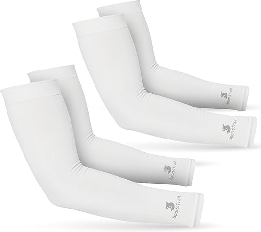 SportsTrail Cooling Arm Sleeves for Men & Women – Breathable, UV Sun Protection, Sports Arm Sleeves for Women, Men & Youth
