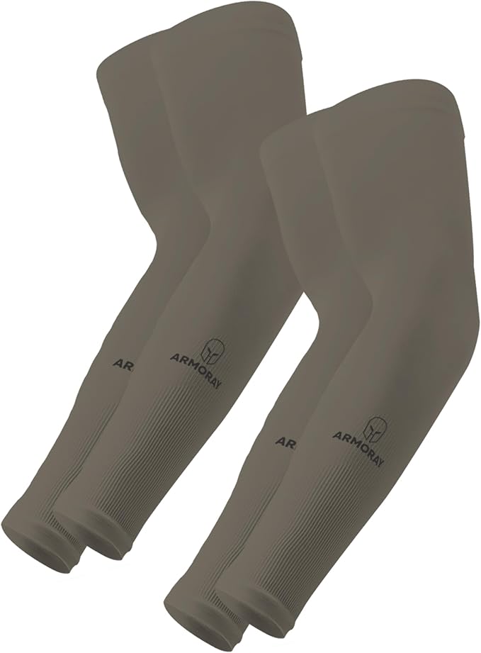 ARMORAY Arm Sleeves for Men or Women - Tattoo Cover Up - Cooling Sports Sleeve for Basketball Golf Football