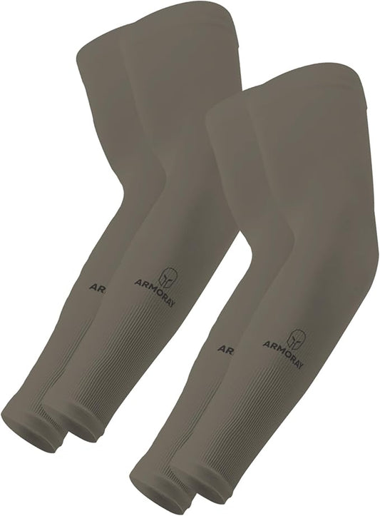 ARMORAY Arm Sleeves for Men or Women - Tattoo Cover Up - Cooling Sports Sleeve for Basketball Golf Football