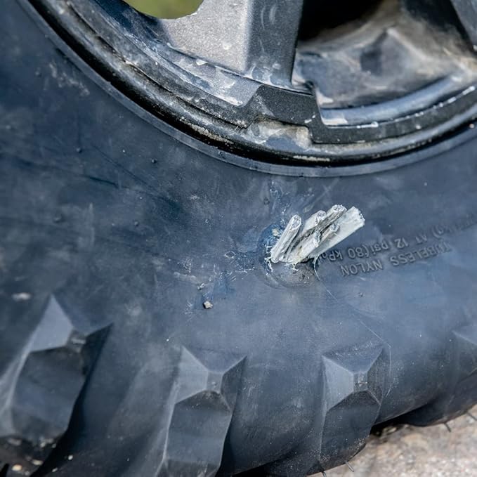 TECH Permacure Tire Repair Refill Kit - The Ideal Size Tire Repairs and Tools for Passenger Cars, Light Trucks, SUVs, Trailers, ATVs, Golf Carts, Farm Equipment and More (8 Repairs, No Tools)