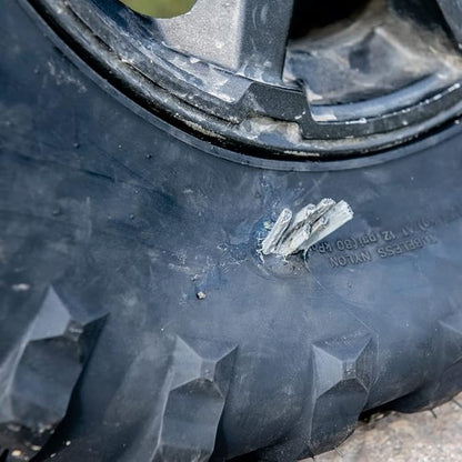 TECH Permacure Tire Repair Refill Kit - The Ideal Size Tire Repairs and Tools for Passenger Cars, Light Trucks, SUVs, Trailers, ATVs, Golf Carts, Farm Equipment and More (8 Repairs, No Tools)