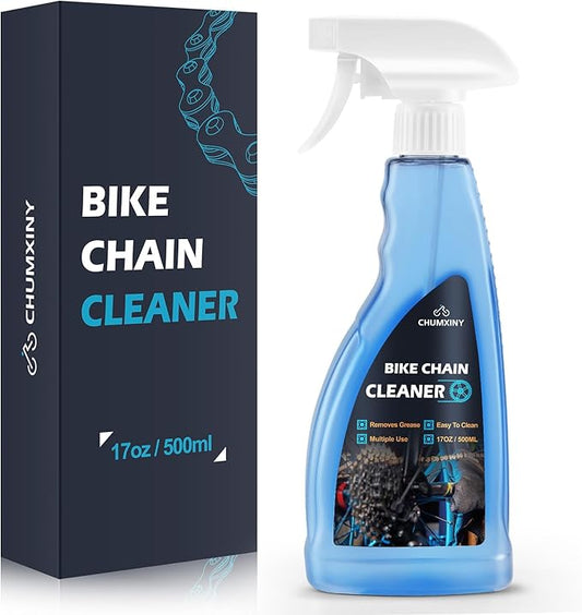 Bike Chain Degreaser, 17 fl oz Bike Degreaser Spray Non-foaming Design for MTB/Gravel/Road/Mountain Bikes