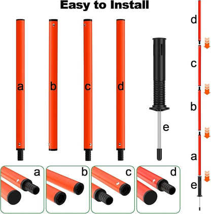 24Pcs Soccer Agility Training Equipment Set Ultimate Agility Poles Cones Ladder More for Quick Assembly and Easy Portability Suitable for All Skill Levels Enhance Speed Agility Training