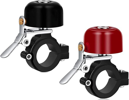 Greallthy Bike Bell Classic Brass Bicycle Bell,Bike Bells for Adults Kids, Loud Retro Bell for Road & Mountain Bikes, Universal Handlebar Fit.