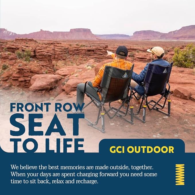 GCI Outdoor Stowaway Rocker - Hunter Topo