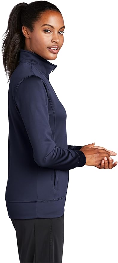 Sport-Tek® Ladies Sport-Wick® Fleece Full-Zip Jacket. LST241