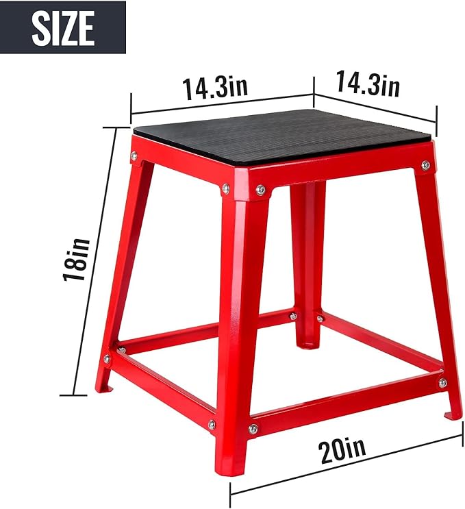 Plyometric Platform Box, Plyometric Box Jump Set For Home Gym Training, Conditioning, Strength Training