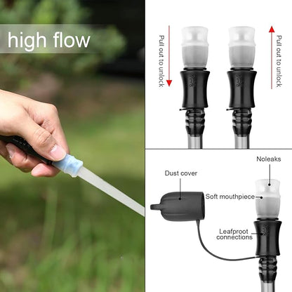 Hydration Bladder 2L-3L Water Storage Bag Reservoir,Military Hydration Pack Replacement for Hiking Biking Climbing Cycling Running Camping Backpack