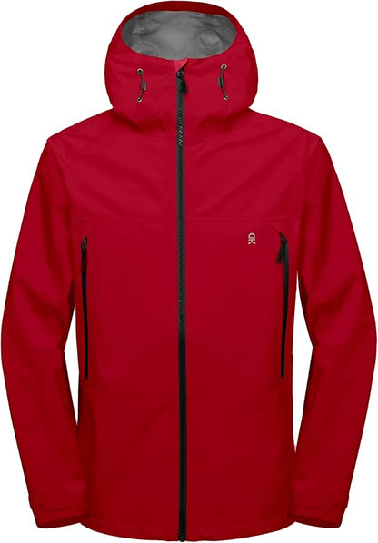 Little Donkey Andy Men's High-performance 3L Hard Shell Waterproof Rain Jacket Breathable Rain Gear for Hiking,Travelling