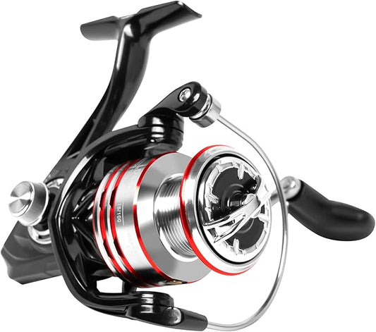 Spinning Fishing Reels for Saltwater Freshwater, 3000/4000 Series Fishing Spool Left/Right Interchangeable, 7+1 Real Ball Bearings, Real 5.2:1 Gear Ratio