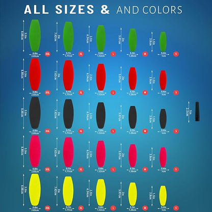 Narcissus Fishing Bobbers Floats for Catfish,Foam Fishing Peg FloatsFreshwater and Saltwater,Perfect for Santee Catfish Rig