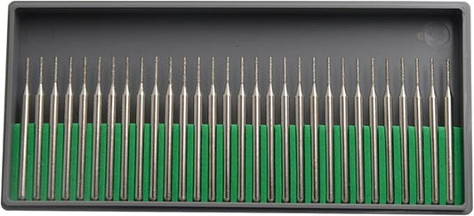 30Pcs 1mm Cylinder,3mm Shaft,Diamond Stone Abrasive Burs Burr Grit Bits for Rotary Tool Grinding Head Jewelry Lapidary Woodworking (Cylinder 1mm)