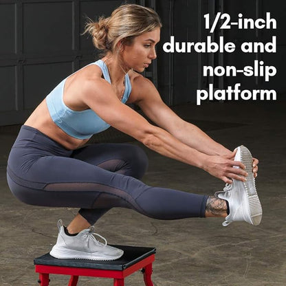 Body-Solid Tools Steel Frame Plyo Box - Ideal for Plyometric Jump Box Workouts, Step Up Exercises - Essential Equipment for Home Gym