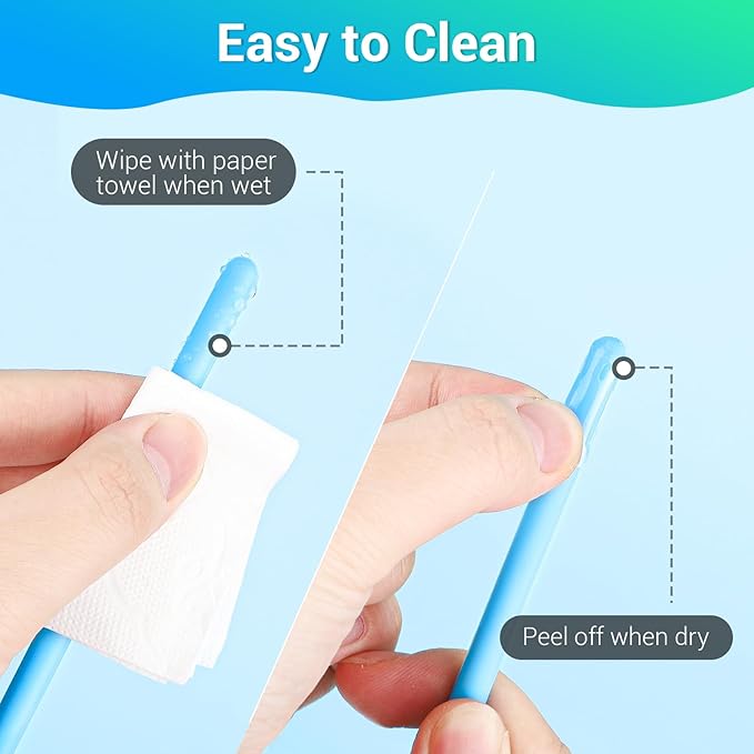 Gartful 4PCS Colored Silicone Stir Sticks, Reusable Mixing Sticks for Epoxy Resin, Paint, Making Glitter Tumblers Cups, Arts, Crafts, Facial Mask Stirring Rods, 4 Colors