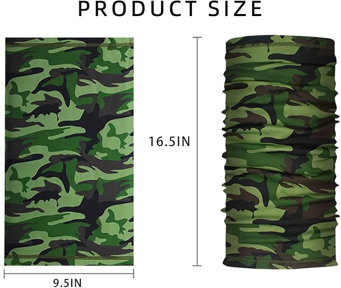 Neck Gaiter Face Mask,Sun Cooling Scarf,Balaclava Bandana Cover for Men Women