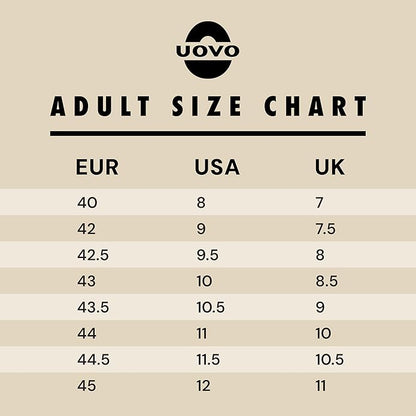 UOVO Men's Waterproof Hiking Boots – All-Season Non-Slip Outdoor Work & Trail Footwear