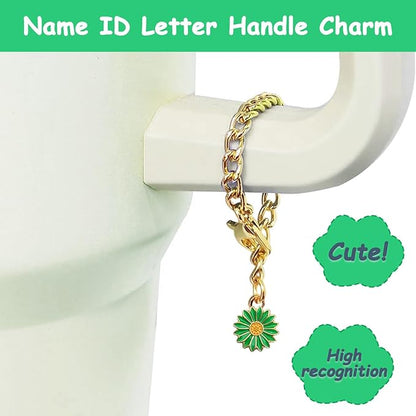 Stanley Cup Accessories Set,Including 2 Pcs 0.4in Straw Cover, 1 Silicone Spill-Proof Stopper Set of 3, 1 Cute Flower Handle Charm, 1 Silicone Boot Fits Stanley 40&30 Oz Tumbler (Meadow)