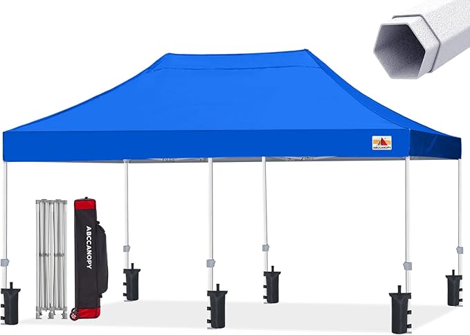 ABCCANOPY Commercial Pop Up Canopy Tent 10x20 Premium-Series, Blue