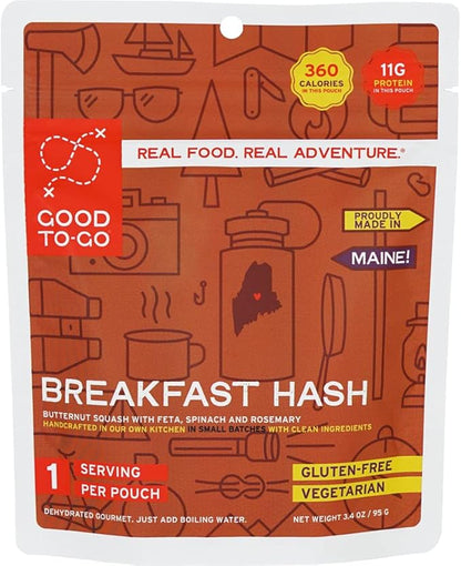 GOOD TO-GO Weekender 3-Pack | 2 Entrees + 1 Breakfast | Camping Food, Backpacking Food | Just Add Water Meals, Backpacking Meals | Dehydrated Meals Taste Better Than Freeze Dried Meals