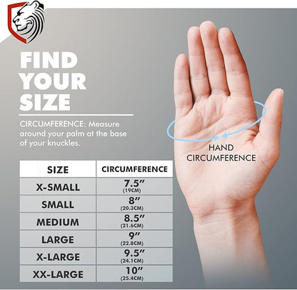 Riparo Winter Gloves for Men, Leather Winter Gloves for Cold Weather, Snow Gloves for Motorcycle Driving Hiking Outdoor