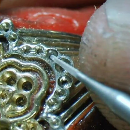 𝐋𝐮𝐨 𝐤𝐞 6 Pcs Jewelry Burr - 3/32'' Shank Cone Tapered Cross Cut Burs Jewelry Engraving Bits Lapidary Cutting Tools 008-023