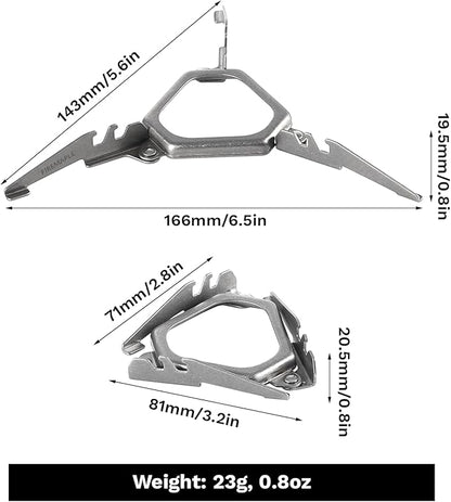 Fire-Maple ASH Gas Canister Stand - Lightweight Titanium Stabilizer for Camping Stove, Outdoor Cooking, Universal Fit, Portable & Compact