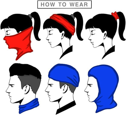 Neck Gaiter Face Cover - Sun Protection Mask Balaclava for Men and Women