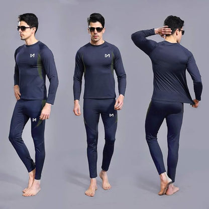 Thermal Underwear for Men, Winter Gear Long Johns Base Layer Top and Bottom Set for Skiing Running