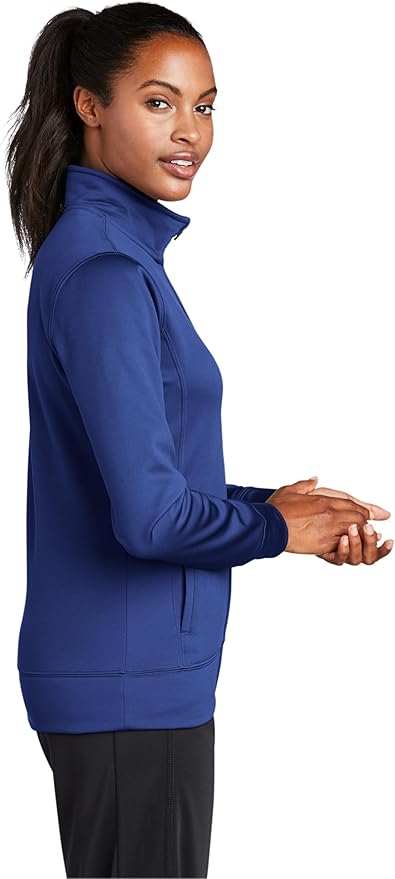 Sport-Tek® Ladies Sport-Wick® Fleece Full-Zip Jacket. LST241