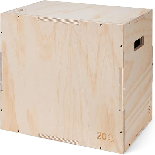 Amazon Basics Plyometric Jump Box, Plyo Box Jumps for Home Gym