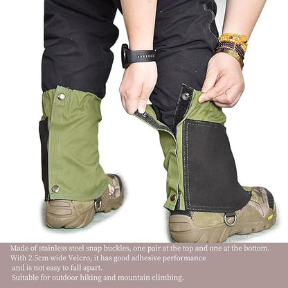 Short Leg Gaiters,Shoe Covers,Hiking Gaiters,Lightweight and Adjustable, Available in All Seasons,Waterproof,for Men and Women Hiking, Mountaineering,Walking, Hunting