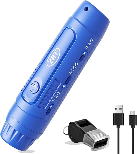 ZHT Electronic Whistle for Coaches, Referees, Teachers - 3 Tones & 3 High Volume, Handheld Whistles with Lanyard - Sports Whistle for Volleyball Soccer, Outdoor Camping, Emergency Safety