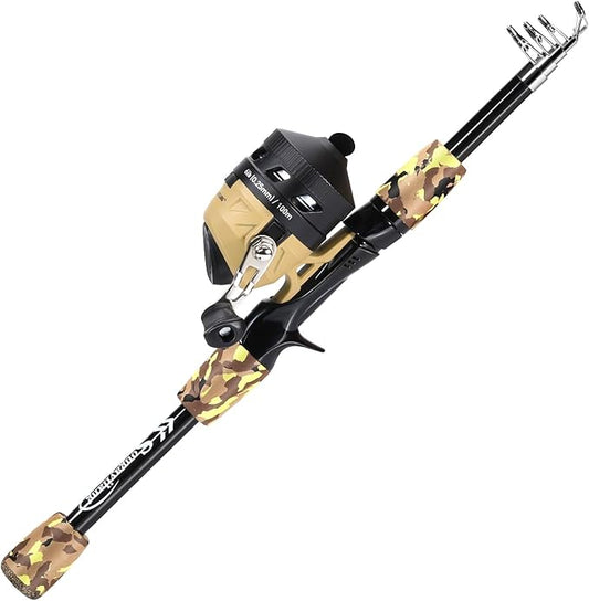 Sougayilang Kids Fishing Rod and Reel Combo,Light Weight Fishing Pole with Spincast Fishing Reel Tackle Bag Lures for Youth,Girls and Boys Good Starter Fishing Kit