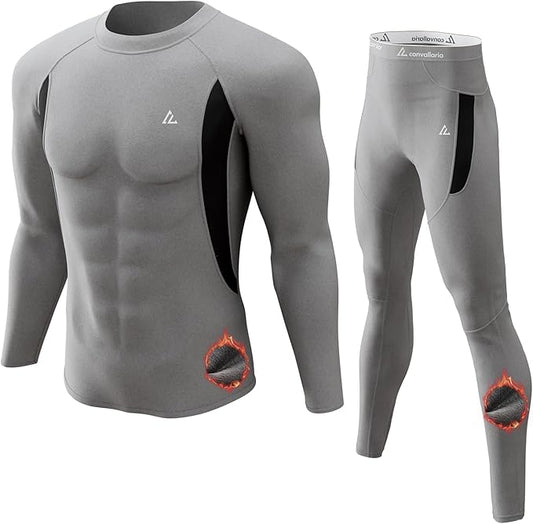 CL convallaria Thermal Underwear Long Johns Set Mens Winter Gift Hunting Gear Sport Base Layer Bottom Top