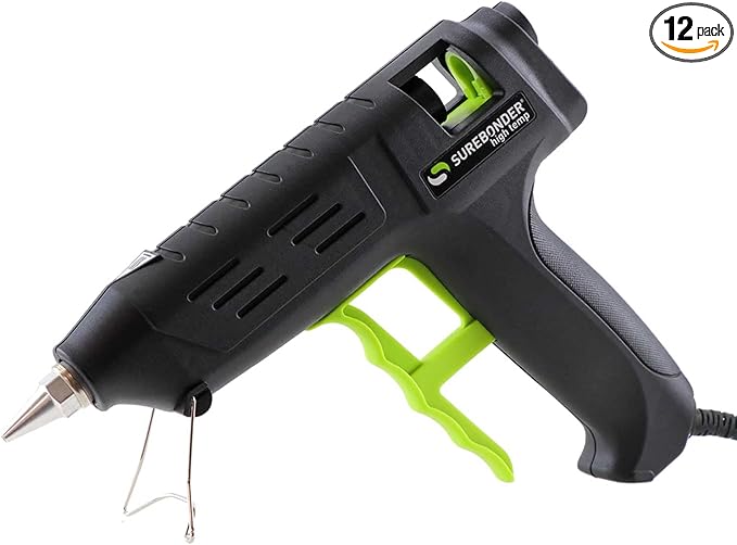 HE-750W Professional Series 80 Watt Full Size High Temperature Hot Glue Gun (Pack of 12)