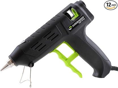 HE-750W Professional Series 80 Watt Full Size High Temperature Hot Glue Gun (Pack of 12)
