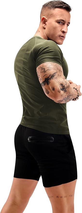 FUXERT Sauna Shirt for Men Sweat Sauna Suit for Gym Exercise Compression Shirt Workout Shapewear