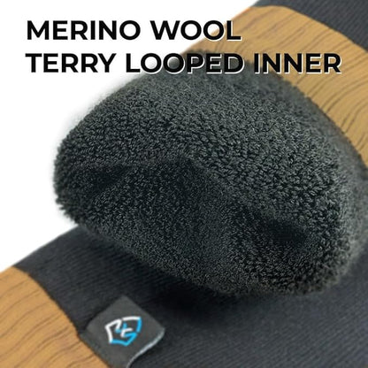 DexShell Waterproof Socks for Men & Women - Mid Calf Boot Sock, Warm for Hiking Camping in Extreme Cold Wet Weather